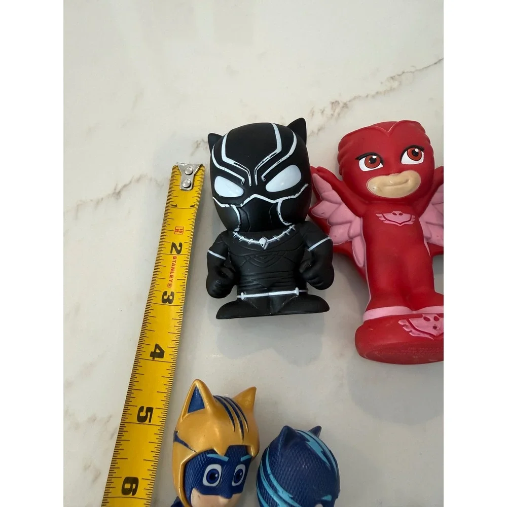 PJ Masks Toy Lot Catboy Gekko Owlette Romeo‎ Black Panther Figures and Vehicles
